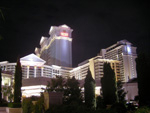 Tagungsstätte Caesars Palace in Las Vegas am Abend (Foto:Institut ASER e.V.)