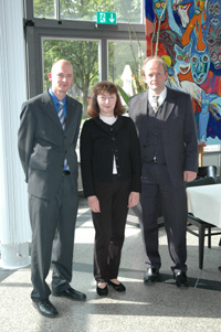 André Klußmann, Katharina Schwalm-Schäfer und Hansjürgen Gebhardt