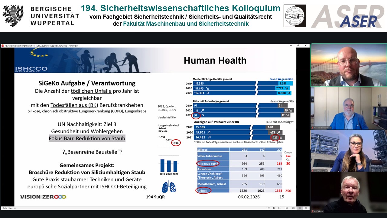 Europ&auml;ische und nationale Netzwerke f&uuml;r Sicherheit und Gesundheitsschutz in der Bauwirtschaft
