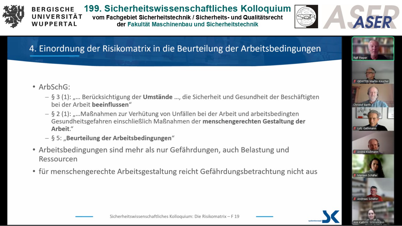 Arbeitsbedingungen beurteilen &ndash; Ist die Risikomatrix noch aktuell?